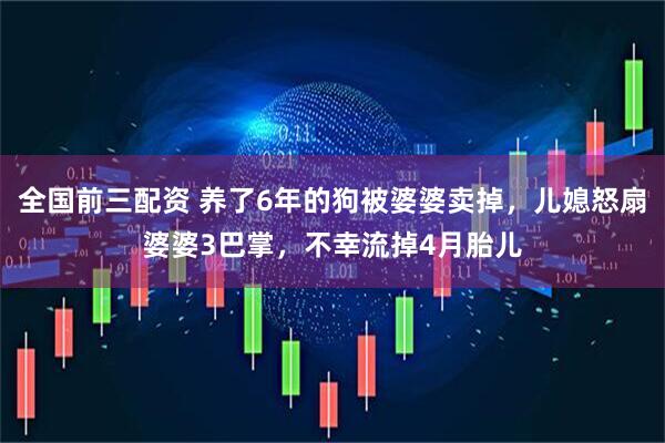 全国前三配资 养了6年的狗被婆婆卖掉，儿媳怒扇婆婆3巴掌，不幸流掉4月胎儿